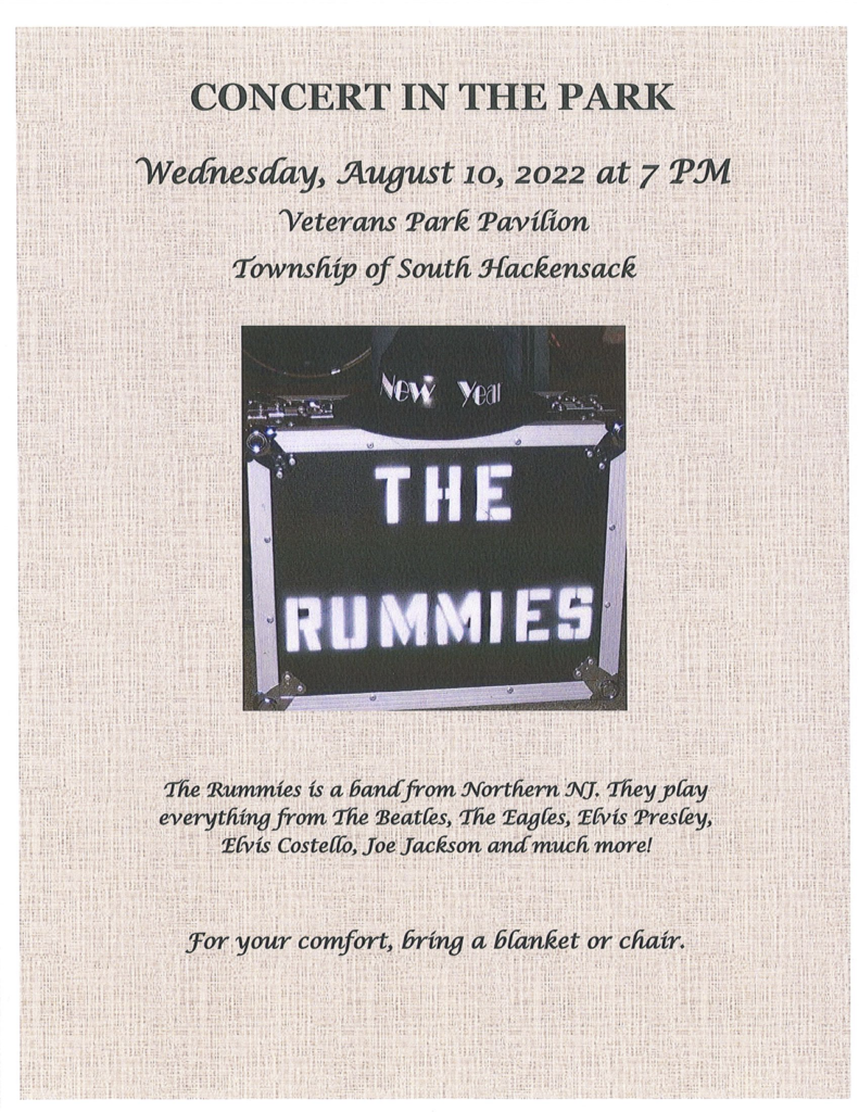 Concert in the park - The Rummies